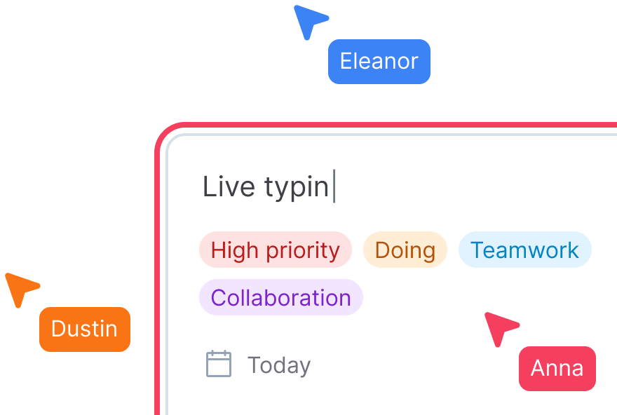 Turn Asana into a multiplayer whiteboard with real time cursors and live typing 