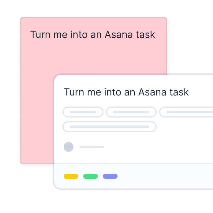 Transform stickies into Asana tasks