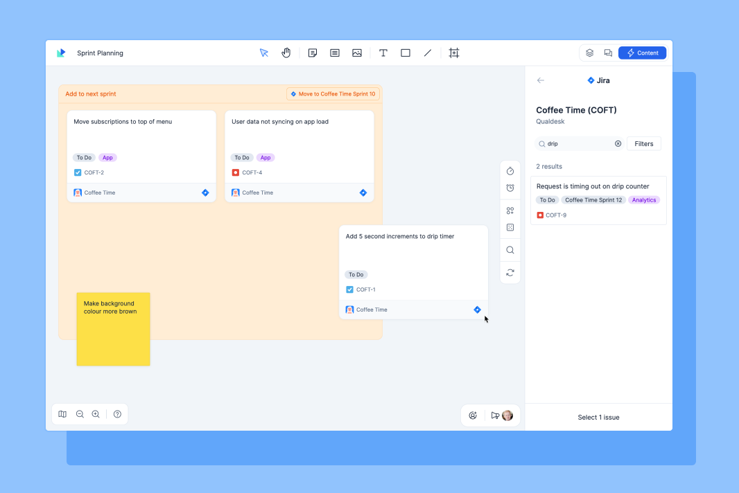 Whiteboard for Jira — Qualdesk