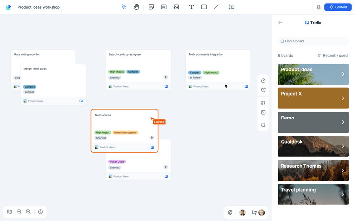 Live multiplayer Trello in Qualdesk