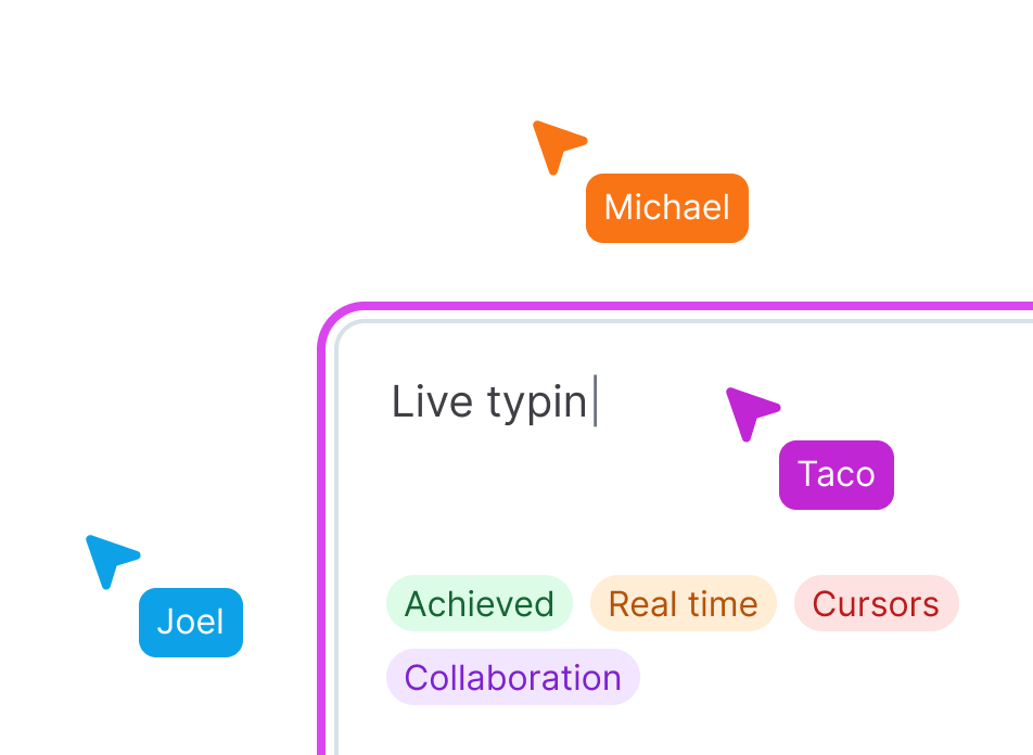 Turn Trello into a multiplayer whiteboard with real time cursors and live typing 